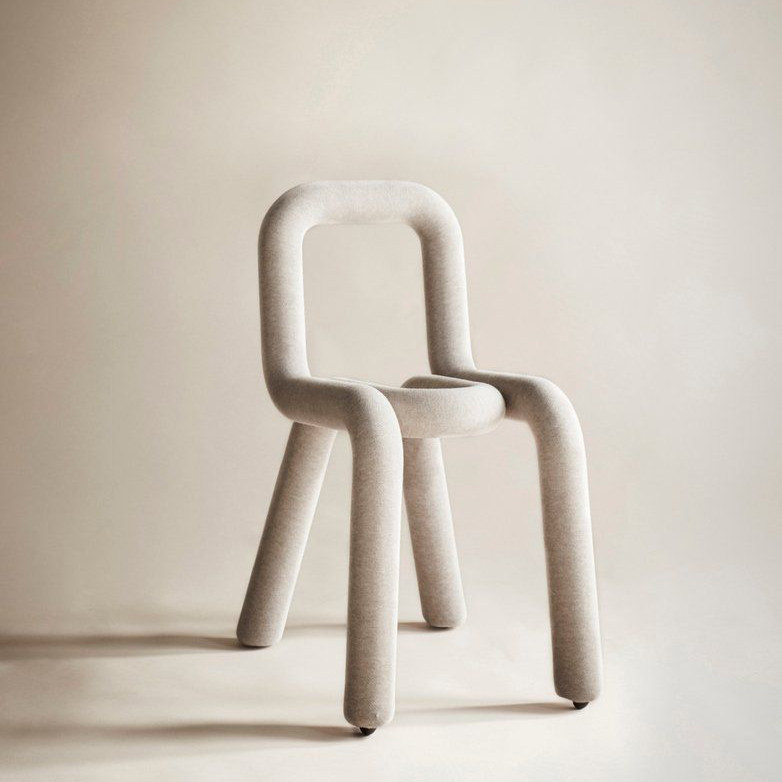 Nordic Ins Nets Red Photo Bend Chairs Designer Profiled single chair Home Soft dining chair Makeup Table Chairs