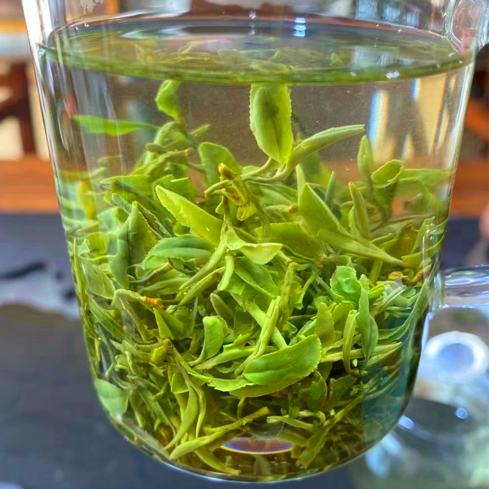 Shandong Zhizhao Green Tea 2023 Open Air New Tea Special Grade Spring Tea Fried Green Loose Bagged Intense Aroma Type 50g-Taobao