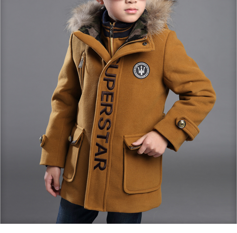 Manteau pour garcon en mélange - Ref 2161218 Image 24