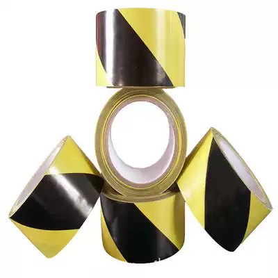 Warning tape Zebra floor tape Factory fire black yellow warning tape 4 5 wide warning tape
