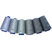 Dunhuang brand gray thread 402 sewing thread pagoda thread large roll household high-speed polyester thread 25-color clothing thread