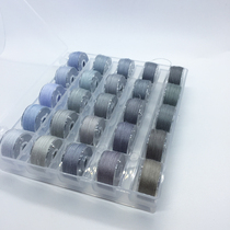 Light gray sewing thread dark gray hand sewing thread 402 polyester gray thread dark gray old lock core thread