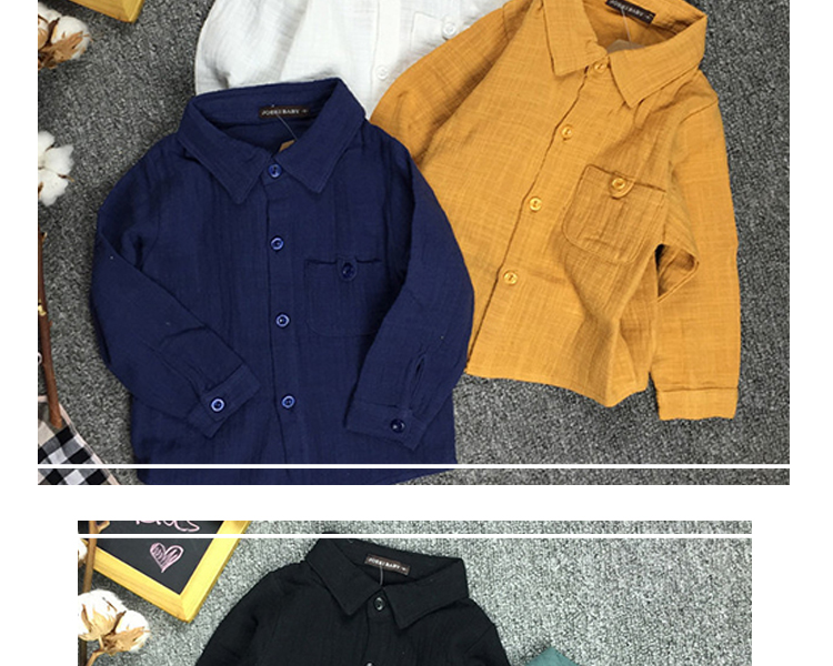Chemise enfant à manche longue - Ref 2083653 Image 9