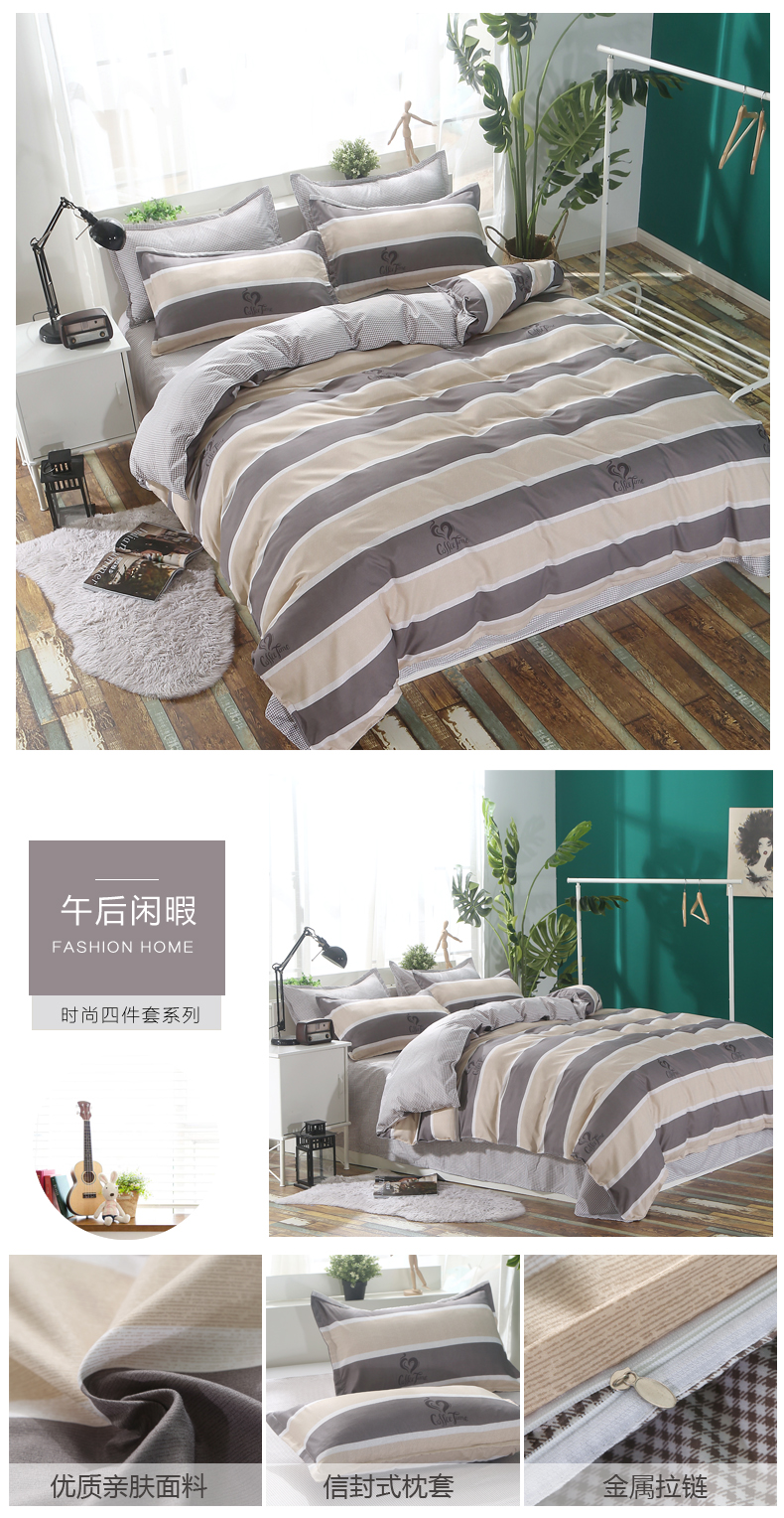 Rửa bông net tấm màu đỏ quilt cover mảnh duy nhất 2 piece bộ quilt cover 1.5 m1.8 m duy nhất giường đôi trên ba mảnh bốn bộ