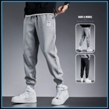 Демисезонные универсальные мужские утепленные штаны для отдыха, оверсайз