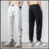 Летние мужские универсальные легкие и тонкие дышащие спортивные штаны, свободный крой