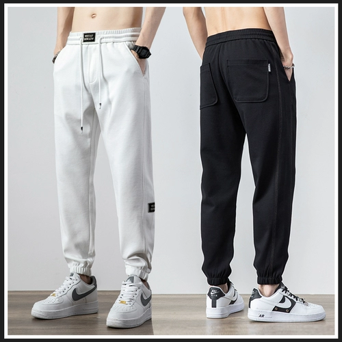 Летние мужские универсальные легкие и тонкие дышащие спортивные штаны, свободный крой
