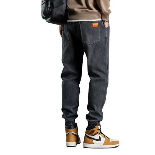 Джинсы, демисезонные универсальные утепленные штаны