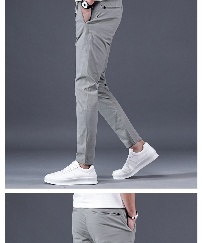 Quần nam mùa thu mới 2018 quần âu nam kinh doanh quần cotton co giãn phù hợp với quần tây quần tây nam hàng hiệu