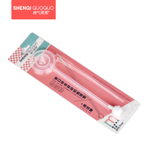 Shenqi fruit baby bottle school drinking cup straw accessories standard caliber pacifier anti-flatulence baby drinking straw