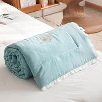 Summer Ice Silk summer air-conditioned quilt Modal summer cool quilt double thin quilt core wool is machine washable can sleep naked