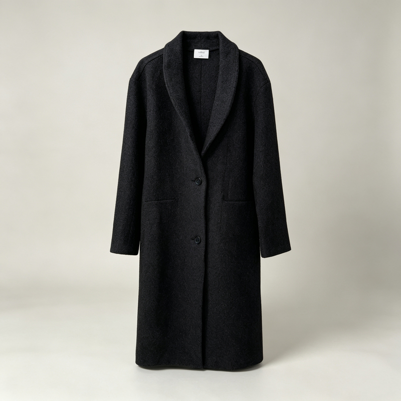 In Stock~Aritzia Women's Suit Collar Long Wool Coat 60333
