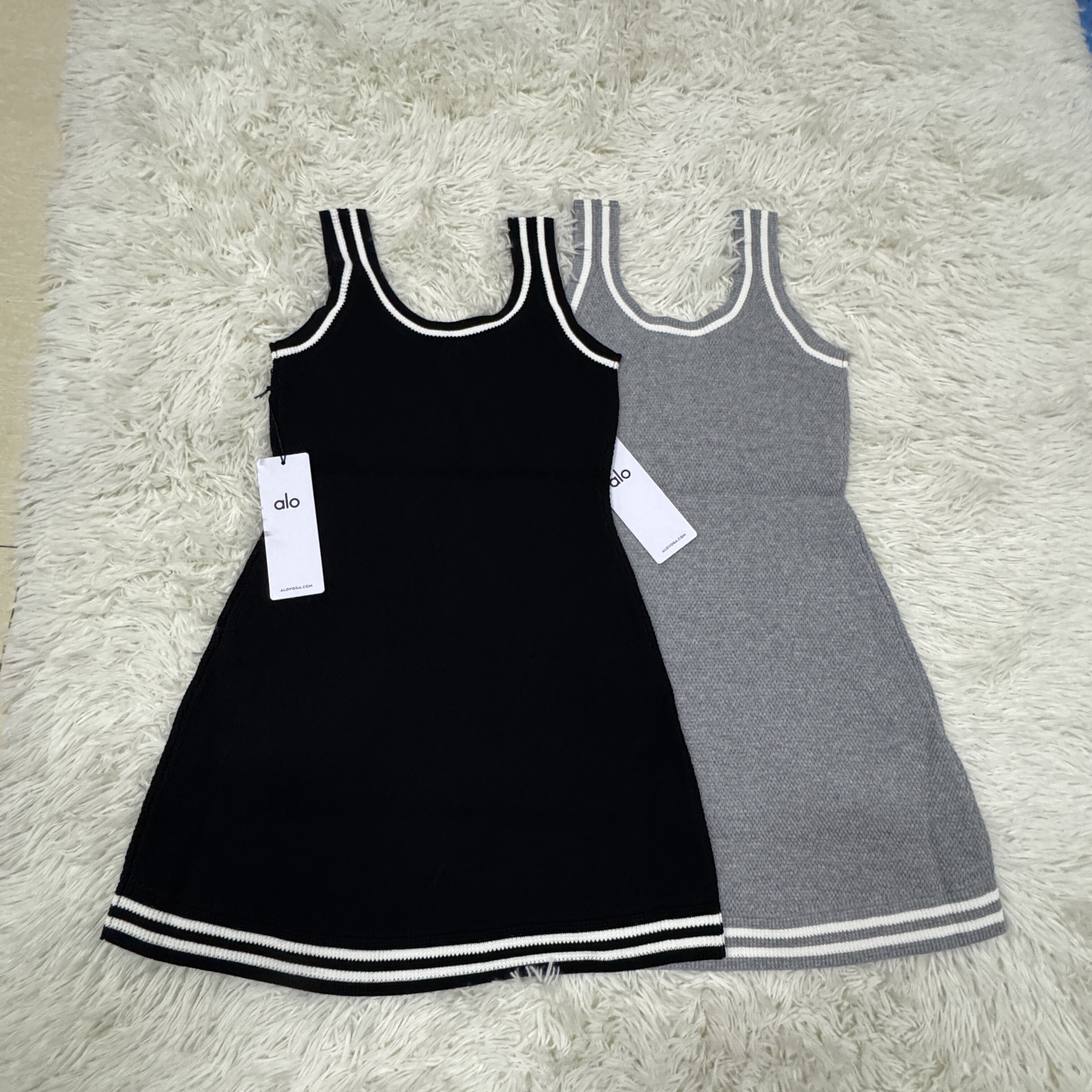 ALO Tennis club Sweater knit dress-