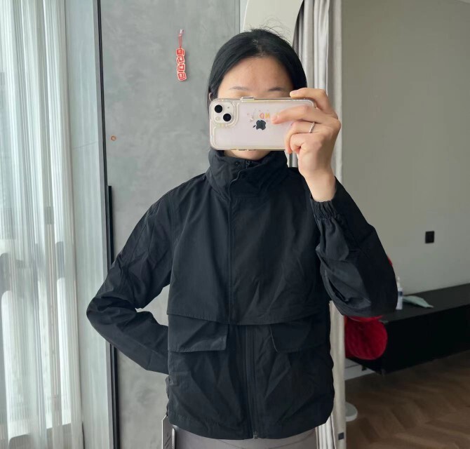 In Stock~Lululemon Always Effortless Women's Hooded Casual Short Jacket Solid Color