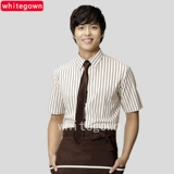 Летняя рубашка для работы подходит для мужчин и женщин, в корейском стиле, делается под заказ