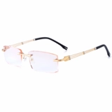 Алмазный режущий кромка, безрамное ультра -светло -светлое старое цветочное зеркало мужское