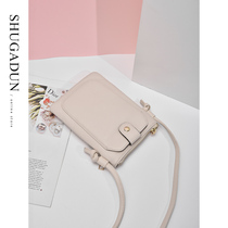  Leather womens bag 2021 new trendy fashion all-match shoulder bag mobile phone bag mini bag summer messenger bag female