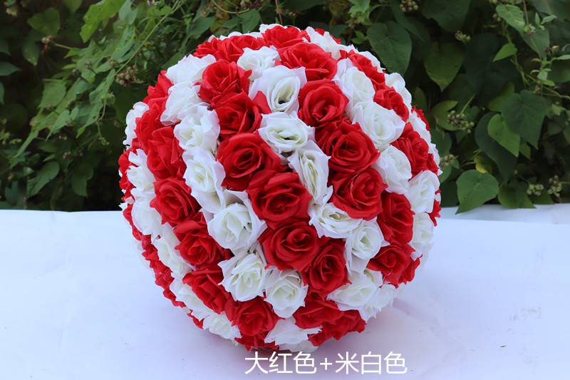 Mô phỏng hoa hồng bóng vải hoa bóng đám cưới hoa trung tâm thương mại khai mạc lễ kỷ niệm mẫu giáo bóng câu - Hoa nhân tạo / Cây / Trái cây đào giả