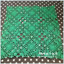 Tao elegant pure handmade crochet hook cotton lace hollow woven table mat coaster coaster tablecloth tablecloth multi-color customized
