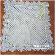 Tao elegant pure handmade crochet hook cotton lace hollow woven table mat coaster coaster tablecloth tablecloth multi-color customized