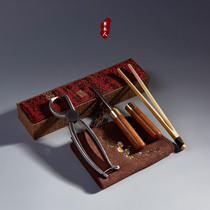 304 stainless steel spring power tea needle tea pliers Tea knife tea brick Puer tea cake tool pry tea cake tea opener