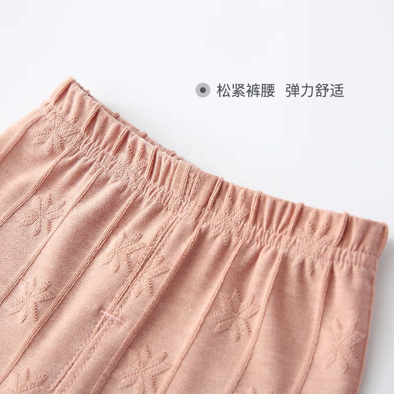 Baby Quần 2019 Quần Summer Gas New Ngoại Kids Cô gái sơ sinh Casual Pants bé Bảy Point quần Casual Tide