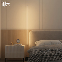 Floor standing desk lamp bedside lamp bedroom ins teenage girl atmosphere ins small night lamp living room Nordic led corner lamp