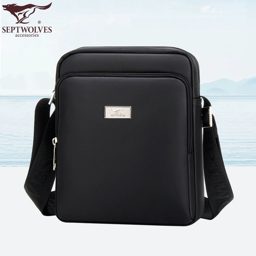 Septwolves, маленькая сумка на одно плечо, небольшая сумка, мужской ремешок для сумки, шоппер, сумка через плечо