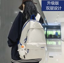 French SANDRO IFASHION backpack female college student large-capacity computer backpack junior high school student schoolbag