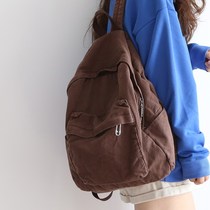 France SANDRO IFASHION Retro Canvas Fashion Backpack Female Japanese Korean School Bag College Student Backpack Male