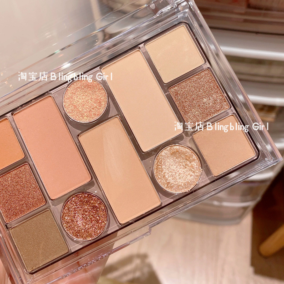 High-value comprehensive plate eye shadow plate ins super hot cheap student eyeliner niche brand summer earth color