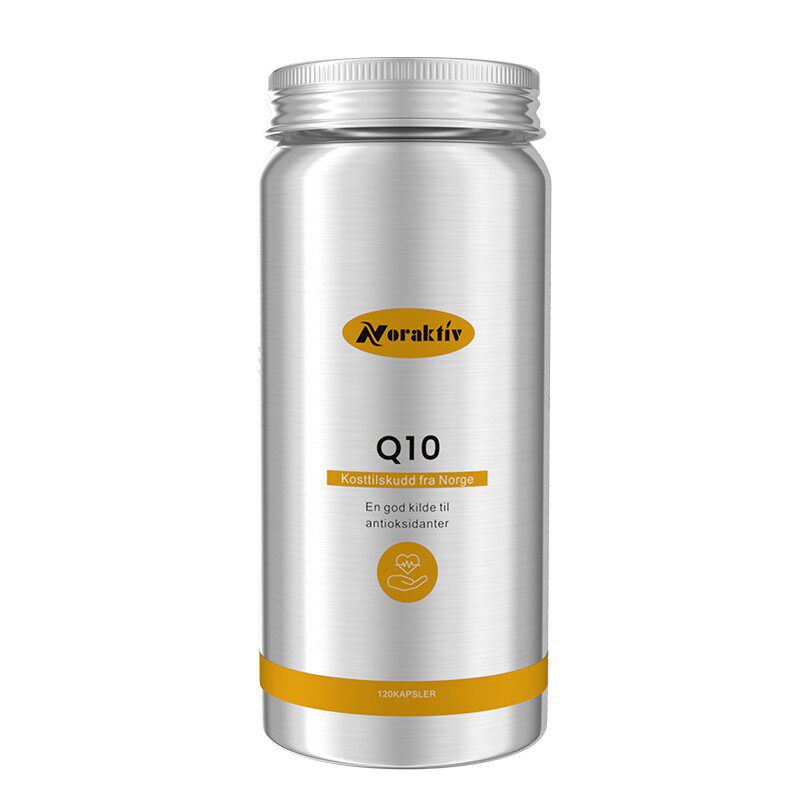 Norwegian NORAKTIV CoQ10 capsules 120 capsules bottle