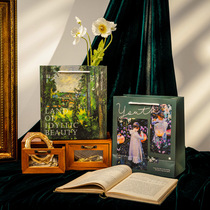 Art famous painting gift bag cute cartoon packaging paper bag tote bag ins Wind Festival gift paper bag gift