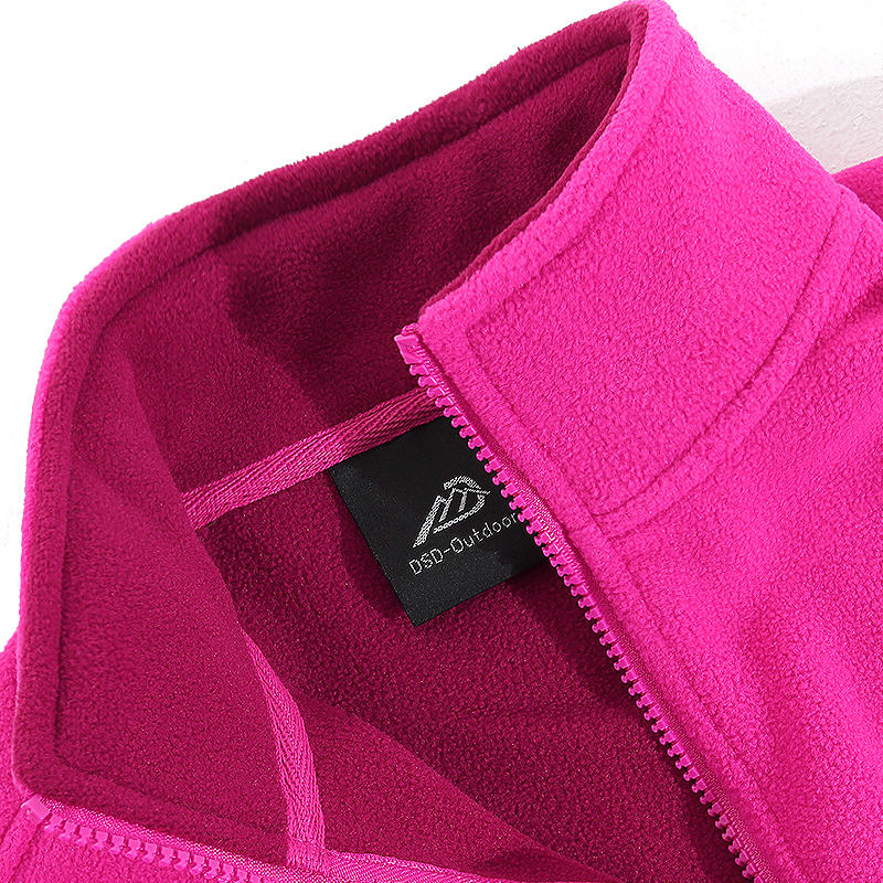 Fleece jacket Women's outdoor fleece jacket men's thickened cardigan double-sided velvet jacket spring and autumn and winter storm jacket liner