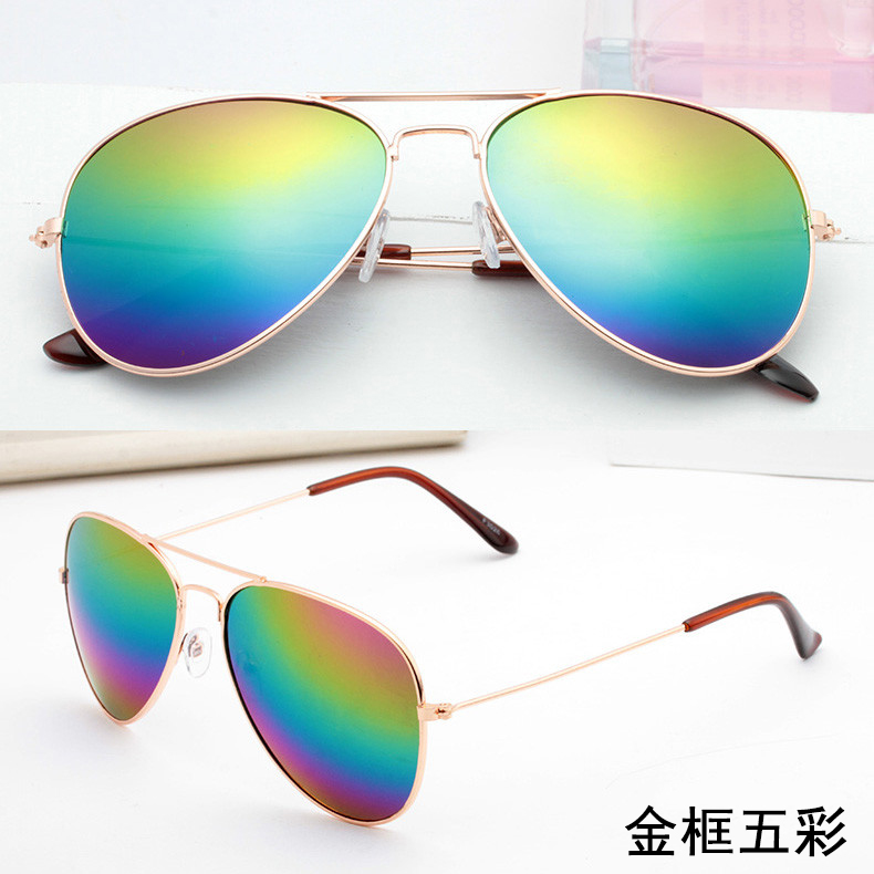 Kính râm 2017 mới Hàn Quốc mặt tròn nữ kính râm nam cá tính ngôi sao người mẫu hipster tài xế mắt tròng kính