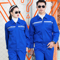 Pure cotton overalls high temperature reflective suit men and women shipyard welders wear-resistant and hot spring and autumn labor protection clothing customization