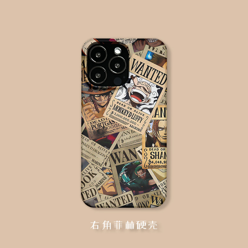 One Piece Bounty Applicable iPhone 17 Pro Phone Case 16 Pro Max Hard Case iPhone 12 /13/14/Mini Plus Film Hard Case Half-Cover Full-Cover Personalized Creative Soft Case Anti-Drop