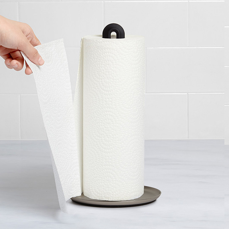 umbra kitchen paper towel holder creative vertical restaurant roll paper rack table top roll paper holder no punching household tissue holder