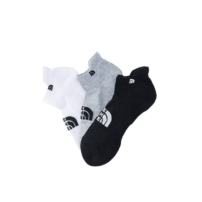 Thenorthface26 Spring and Summer New North Face Men's and Women's Outdoor 3-Pair Towel-Soled Sports Socks 3Rjc