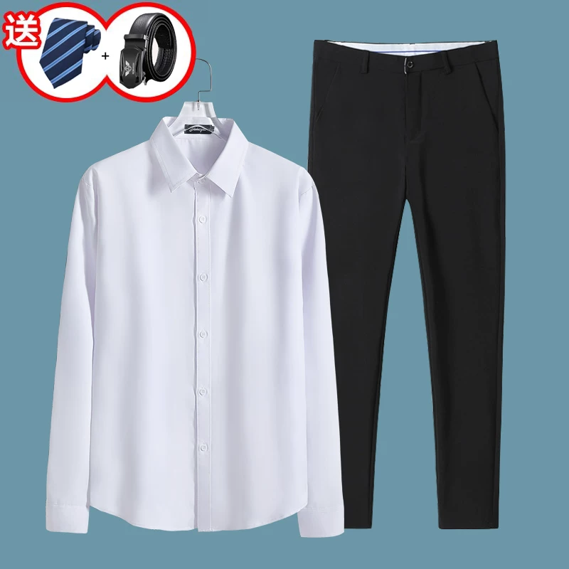 Set, shirt, for students, with short sleeve