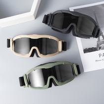 Military fan tactical goggles American version outdoor real-life CS shooting anti-paintball glasses motorcycle goggles windproof sand goggles