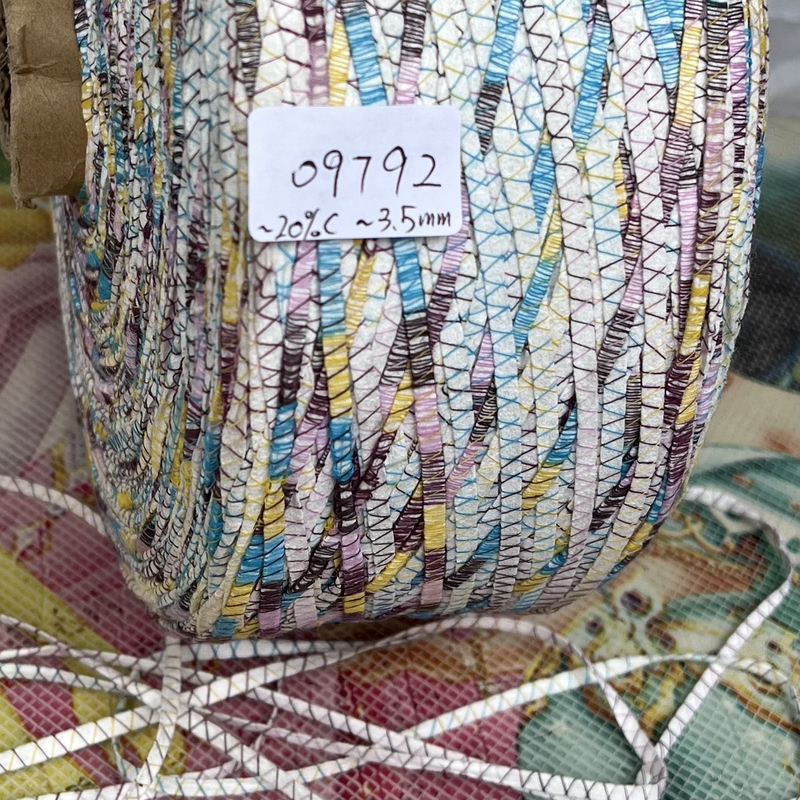 Paper-Like Yarn, Imitation Paper Thread, Flat Ribbon Thread, Ultra-Light Special Thread (Width and Weight Price Please Refer to the Description) Paper-Like Yarn, Imitation Paper Thread, Flat Ribbon Thread, Ultra-Light Special Thread (Width and Weight Price Please Refer to the Description)