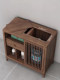North American Black Walnut Tea Cabinet, New Chinese-Style Tea Side Cabinet, Integrated Kettle and Tea Table, Solid Wood Sideboard