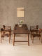 North American Black Walnut Tea Table and Chair Set, Transforming the Living Room into a Tea Room, Office Tea Table, Zen Song-Style Aesthetics
