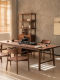 North American Black Walnut Tea Table and Chair Set, Transforming the Living Room into a Tea Room, Office Tea Table, Zen Song-Style Aesthetics