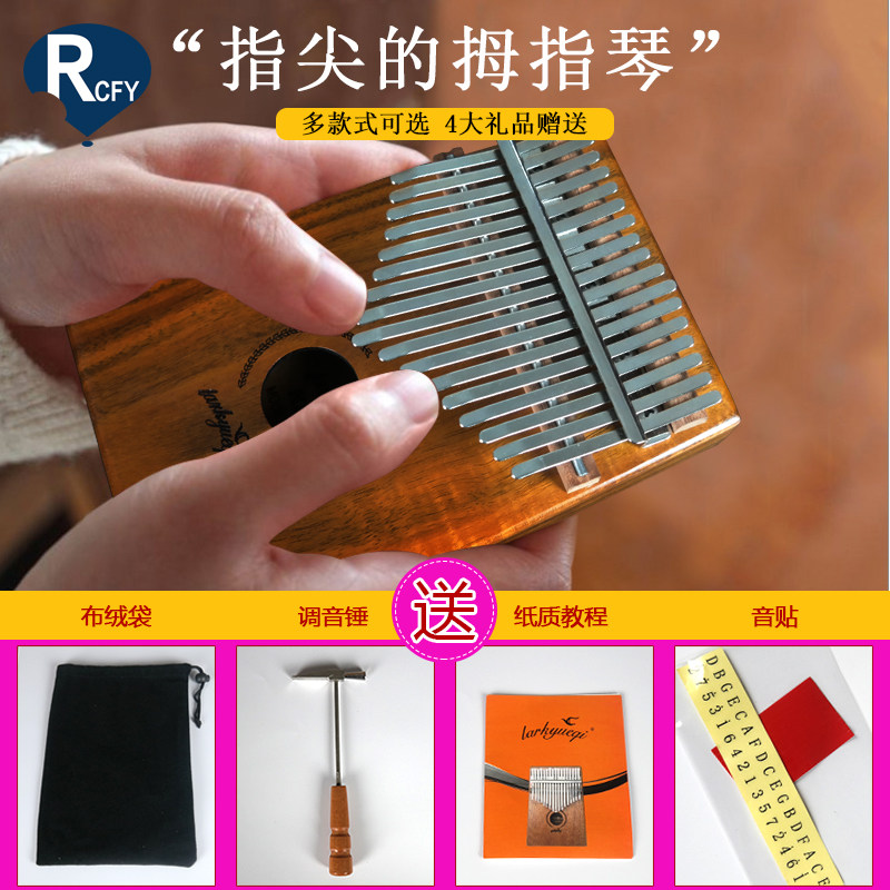 Rigchi Feiyang Thumb Violin 17 Sound Finger Piano Beginners Beginners Simple And Easy To Learn Portable Musical Instruments Finger Qin