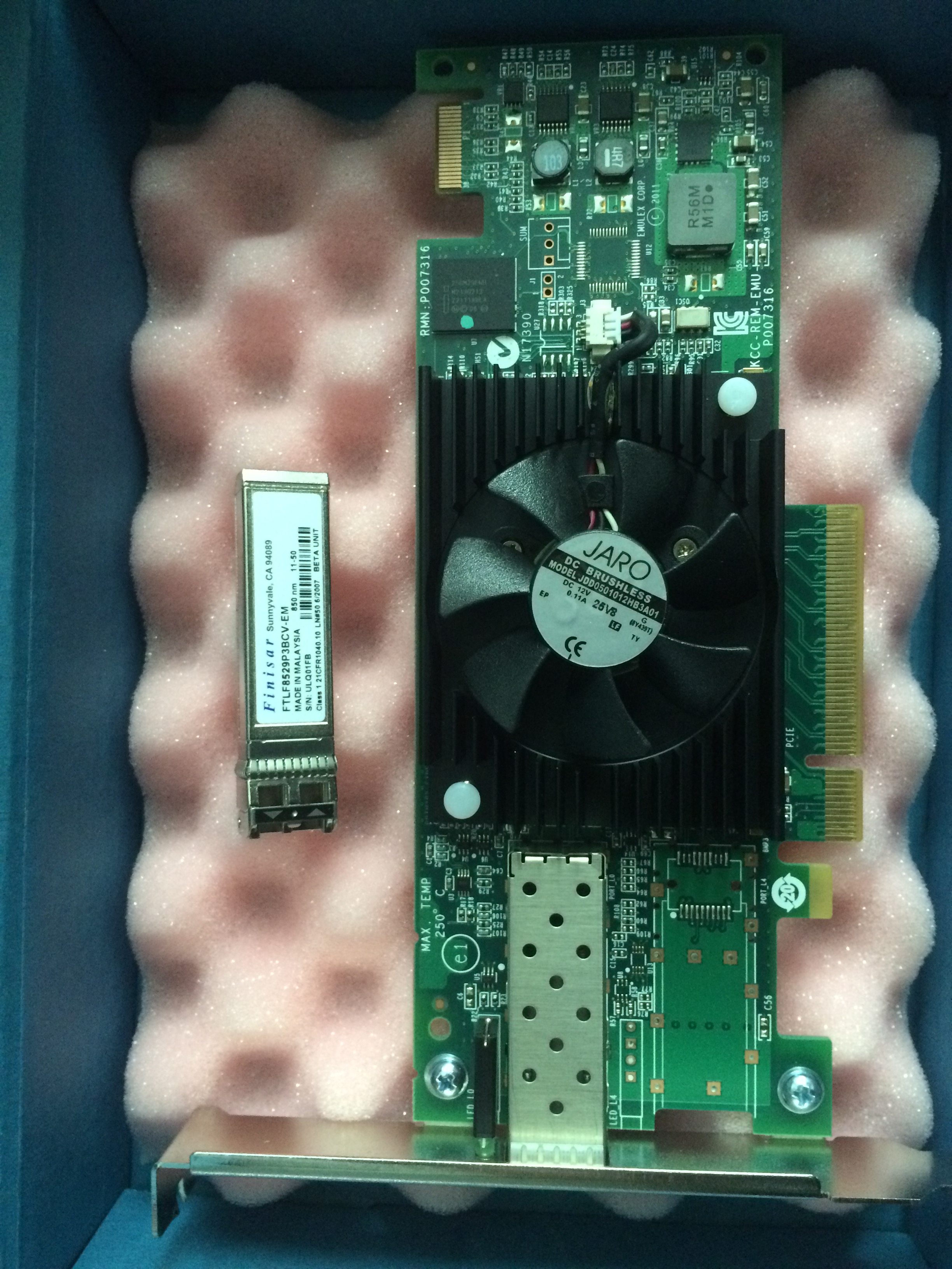Original Emulex lpe16000 DELL 8Y71H 61M2K W12YJ HBA 16G fiber optic card