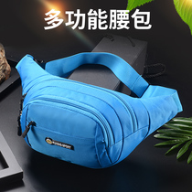 Fanny pack Mens and womens multi-functional large capacity water repellent cash register business bag Wear-resistant outdoor sports mobile wallet wallet