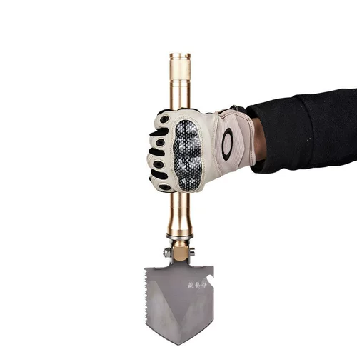 Рабочие лопаты лопаты на открытом воздухе многофункциональная тибетская марганцевая марганца стальная сталь.