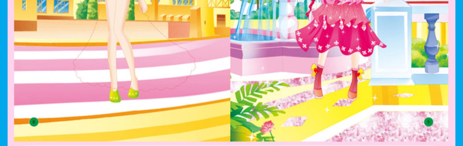 Công chúa sticker cuốn sách dressup show 0-3-4-5-6-7 tuổi trẻ dán dán bé phim hoạt hình giáo dục đồ chơi - Đồ chơi giáo dục sớm / robot robot trẻ em xoay 360 độ